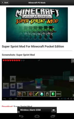 Mods Minecraft PE PRO android App screenshot 4